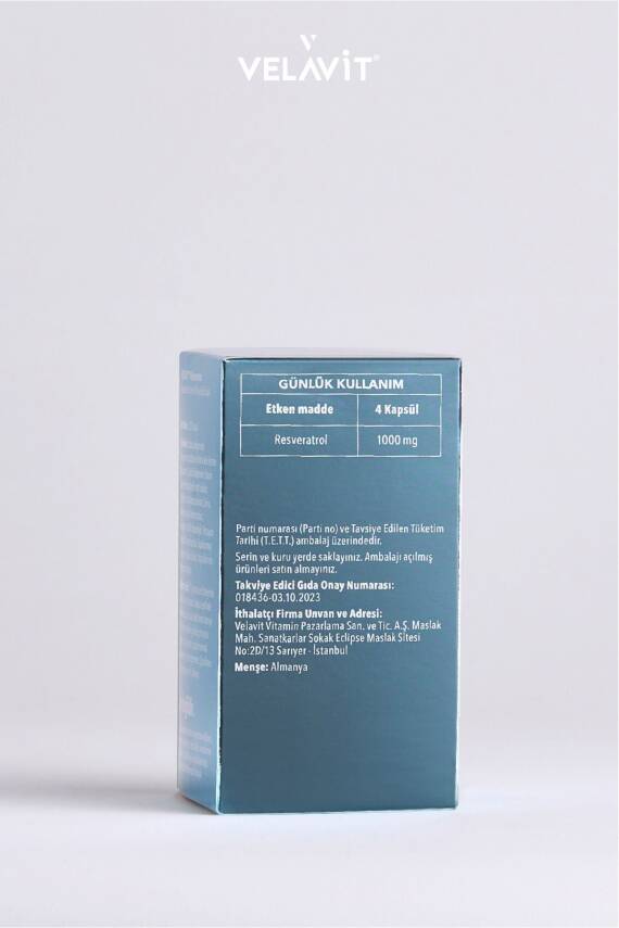 Velavit V-Resveratrol 120 Kapsül - 3