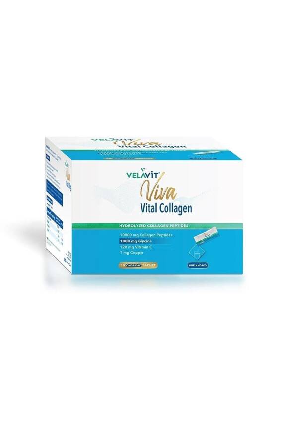 Velavit Viva Vital Collagen 30 Toz Saşe 10.000 Mg, Ekstra Glisinli Kollajen - 3