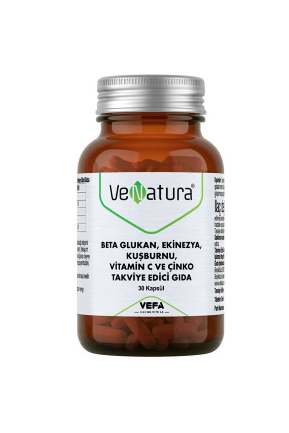 Venatura Beta Glukan Ekinezya Kuşburnu Vitamin C Ve Çinko 30 Kapsül - 1