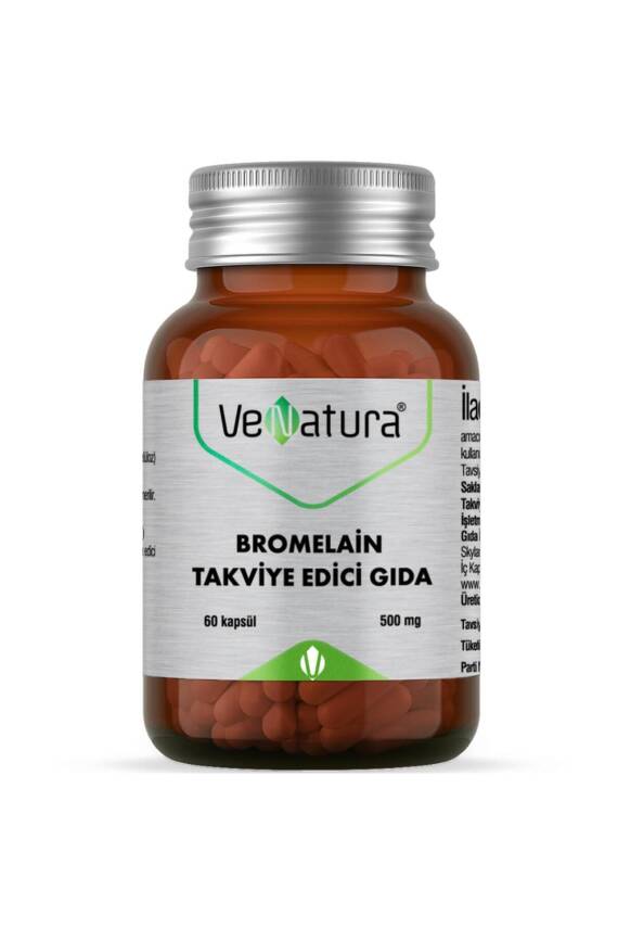 Venatura Bromelain Takviye Edici Gıda 60 Kapsül - 1