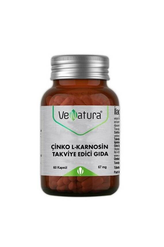 Venatura Çinko L-karnosin 67mg 60 Kapsül - 1