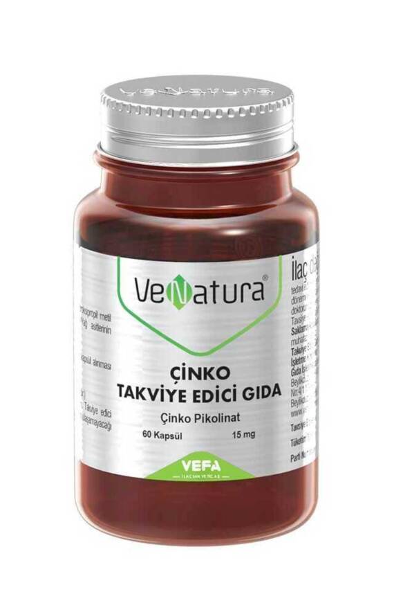 Venatura Çinko Pikolinat 15 Mg 60 Kapsül - 1