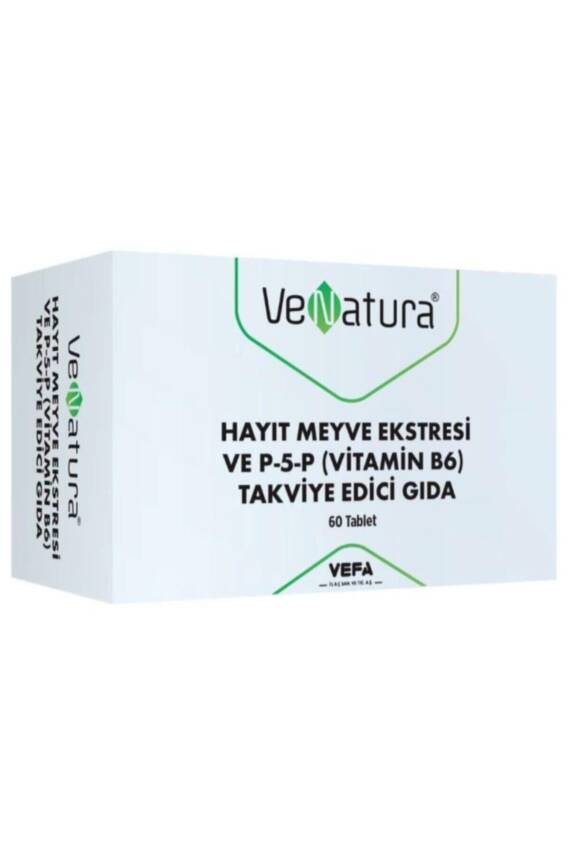 Venatura Hayıt Meyvesi Ekstresi Ve P-5-P (Vitamin B6) 60 Tablet - 1