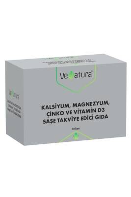 Venatura Kalsiyum Magnezyum Çinko Vitamin D3 30 Saşe - Venatura