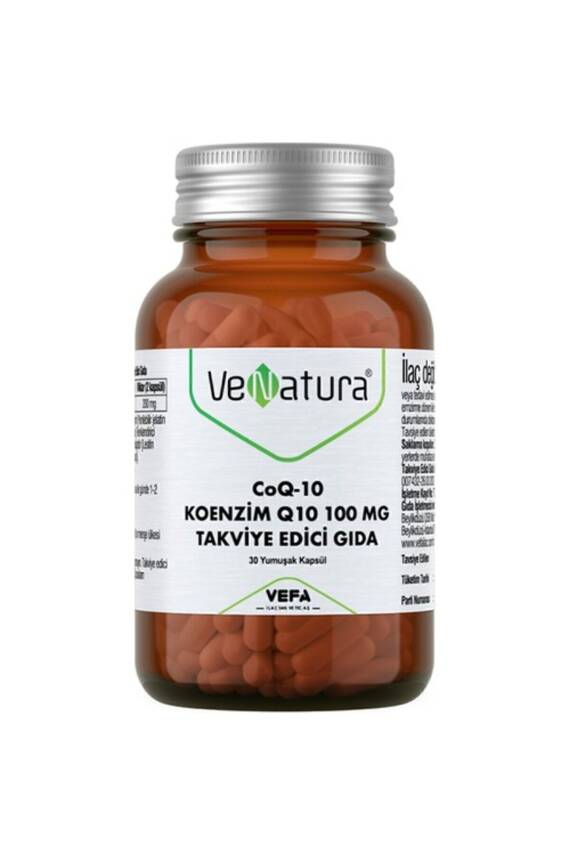 Venatura Koenzim Q10 100 Mg Takviye Edici Gıda 30 Kapsül - 1