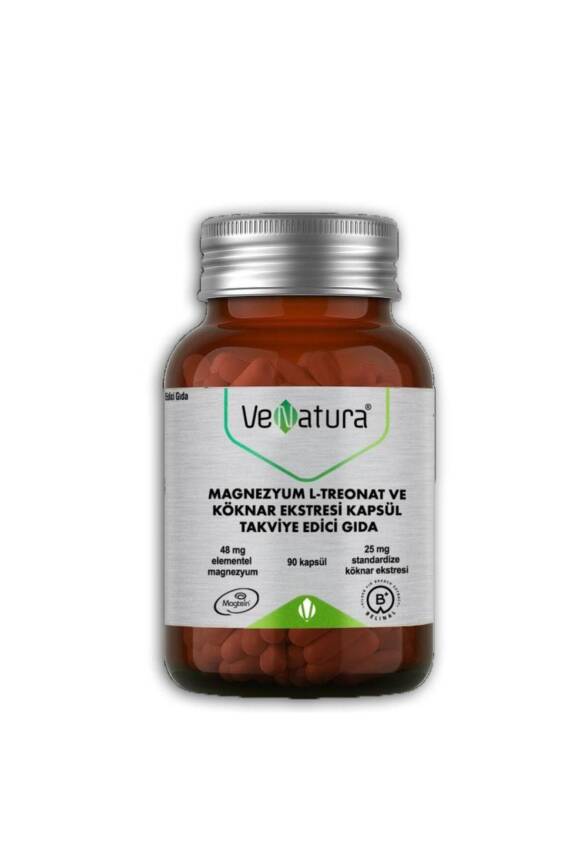 Venatura Magnezyum L-Treonat Ve Köknar Ekstresi 90 Kapsül - 1
