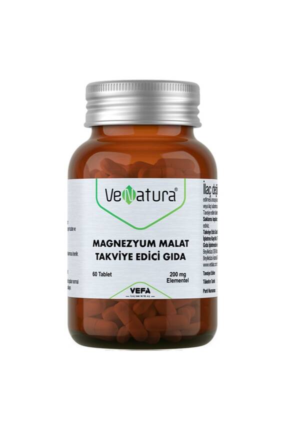 Venatura Magnezyum Malat Takviye Edici Gıda 60 Tablet - 1