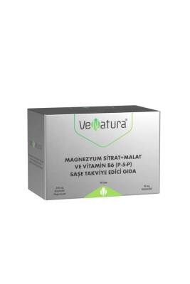 Venatura Magnezyum Sitrat Malat Ve Vitamin B6 (P5P) 30 Saşe - Venatura