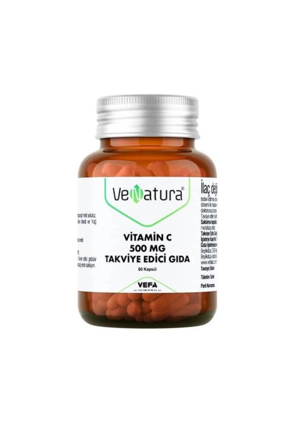 Venatura Vitamin C 500 Mg Takviye Edici Gıda 60 Kapsül - 1