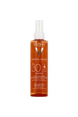 Vichy Capital Soleil Cell Protect Oil SPF30+ 200ml - Vichy