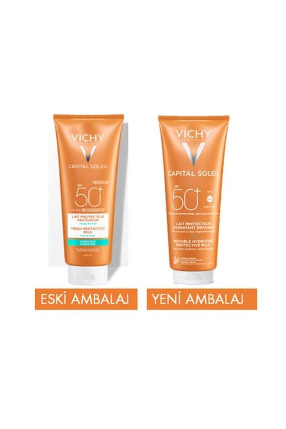Vichy Capital Soleil Spf50 Yüksek Korumalı Yüz Ve Vücut Güneş Sütü Spf50 300 ml - 2
