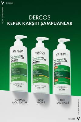 Vichy Dercos 2’si 1 Arada Kepek Karşıtı & Nemlendirici Şampuan 390ml - 7