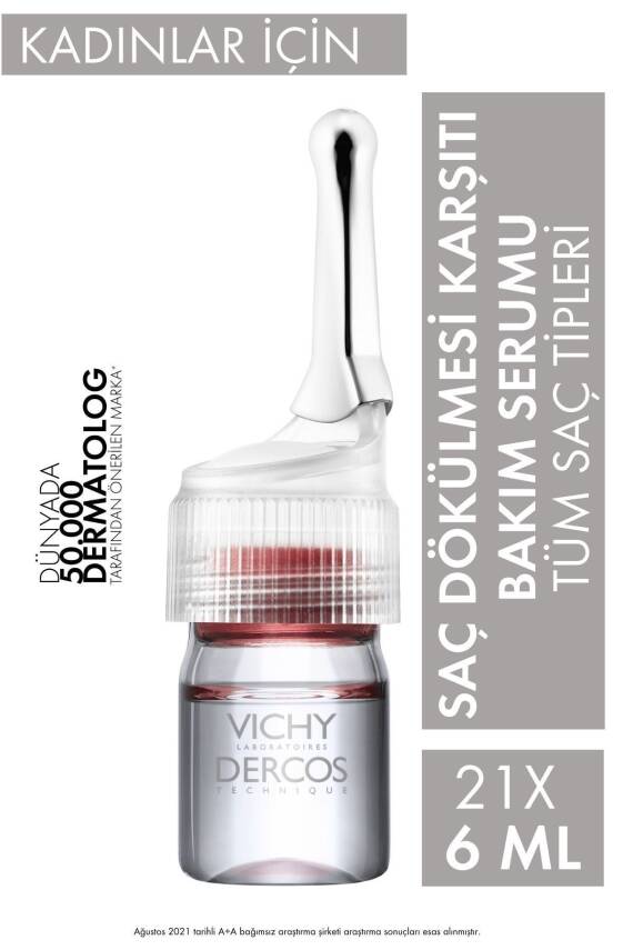 Vichy Dercos Aminexil Clinical 5 Kadınlar İçin Saç Dökülmesi Karşıtı Serum 21x6 ml 3337875522786 - 1