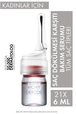 Vichy Dercos Aminexil Clinical 5 Kadınlar İçin Saç Dökülmesi Karşıtı Serum 21x6 ml 3337875522786 - Vichy