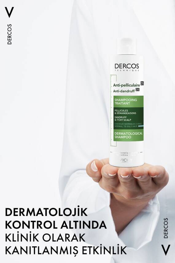 Vichy Dercos Anti-Dandruff Kepek Karşıtı Şampuan Normal & Yağlı Saçlar 200 ml - 5