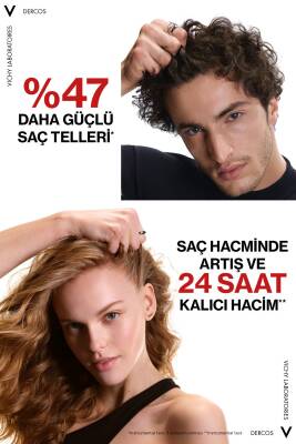 Vichy Dercos Energising Saç Dökülmesine Karşı Şampuan, Yeniden Dolum Paketi 400 ml - 4