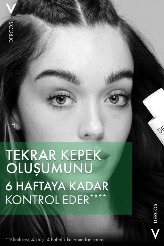 Vichy Dercos Hassas Saç Kepek Karşıtı Şampuan 200ml - 6