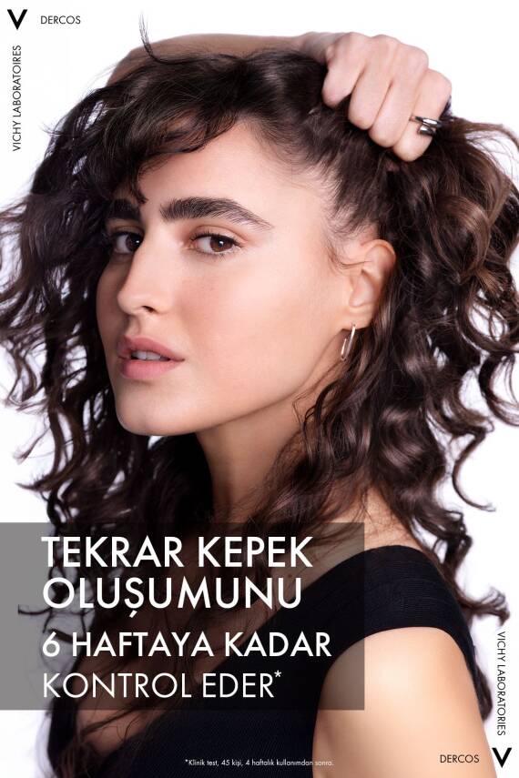 Vichy Dercos Kuru Saçlar İçin Kepek Karşıtı Saç Bakım Şampuanı, Yeniden Dolum Paketi 390 ml - 3