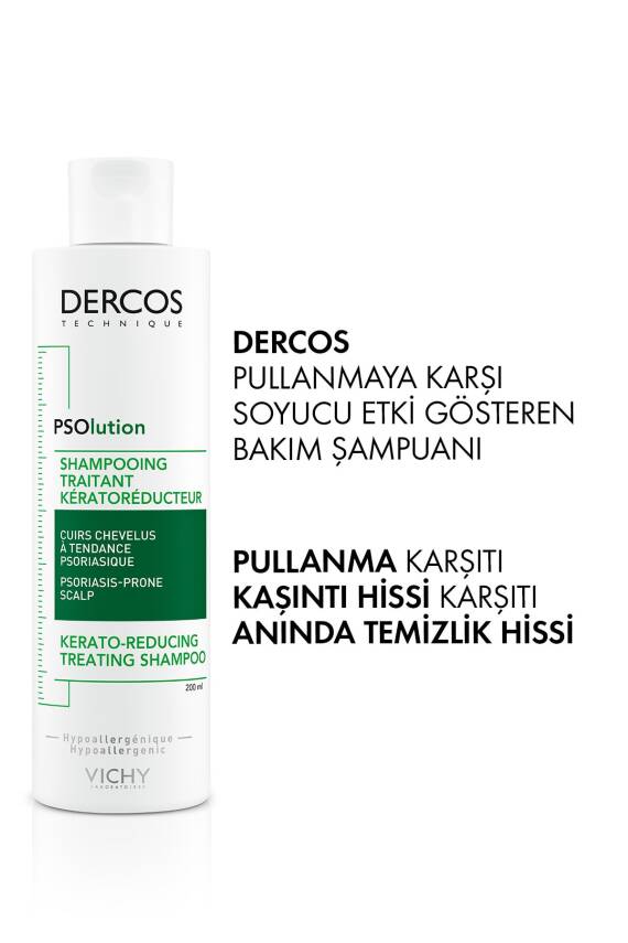 Vichy Dercos Psolution Pullanmaya Karşı Soyucu Etki Gösteren Saç Bakım Şampuanı 200 ml - 2