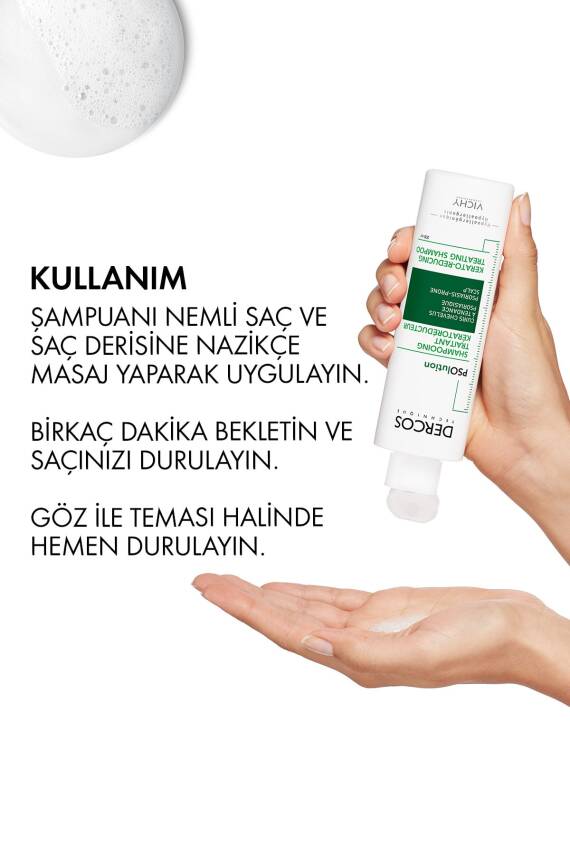 Vichy Dercos Psolution Pullanmaya Karşı Soyucu Etki Gösteren Saç Bakım Şampuanı 200 ml - 8