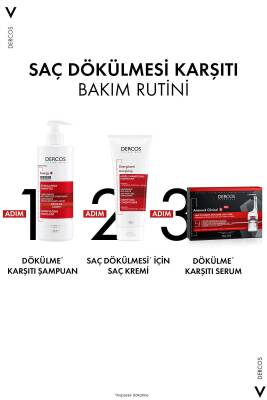 Vichy Dercos Saç Dökülme Karşıtı Saç Bakım Seti: Dökülme Karşıtı Şampuan 400 mlx2- Tüm Saç Tipleri - 8