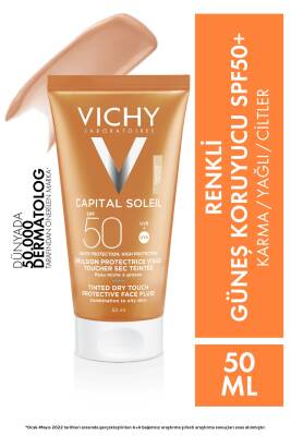 Vichy Ideal Soleil Karma Ve Yağlı Cilt Spf50 Renkli Güneş Koruyucu Emülsiyon 50ml - Vichy
