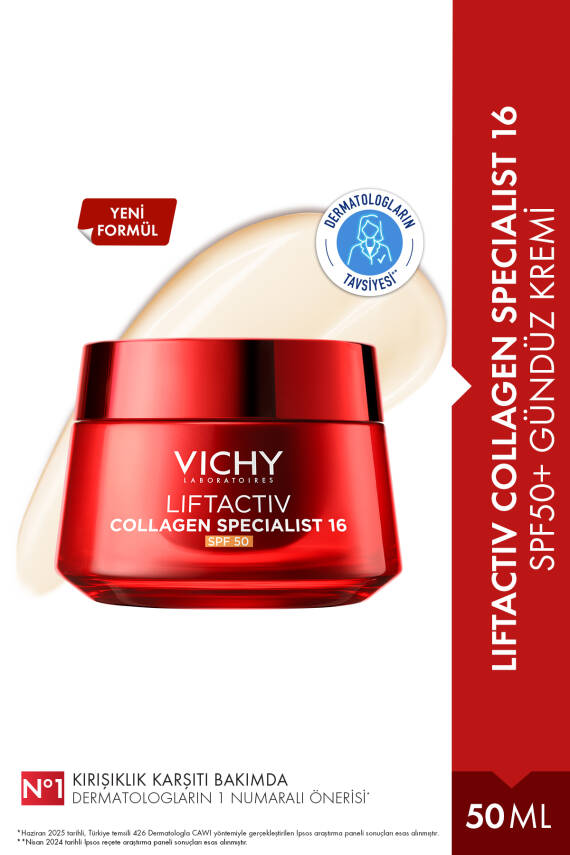Vichy Liftactiv Collagen Specialist 16 Anti Aging Day Cream SPF50 50ml - 1