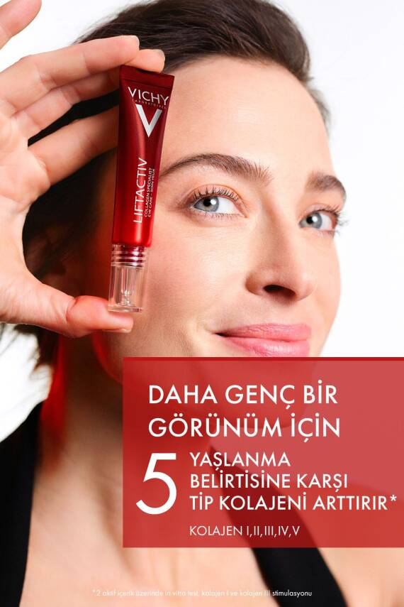 Vichy Liftactiv Collagen Specialist Yaşlanma Belirtilerine Karşı Göz Bakım Kremi 15ml - 4