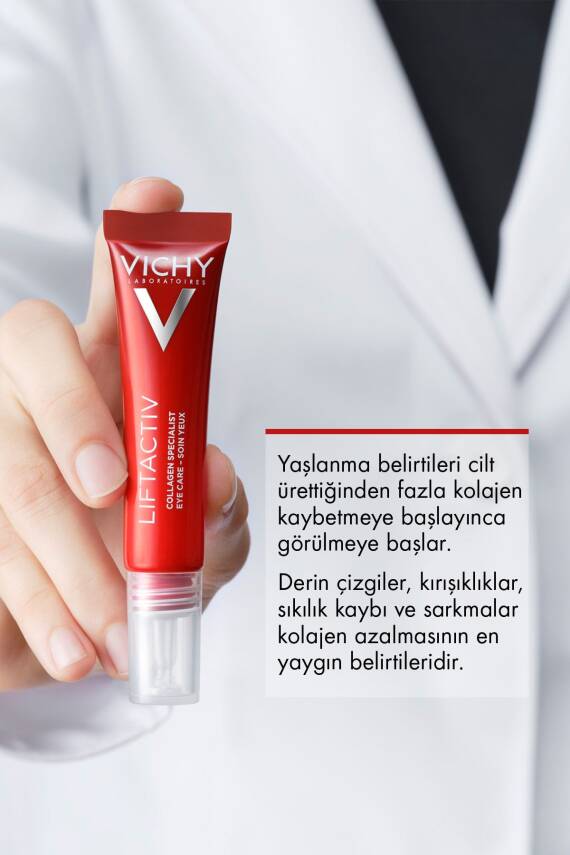 Vichy Liftactiv Collagen Specialist Yaşlanma Belirtilerine Karşı Göz Bakım Kremi 15ml - 6