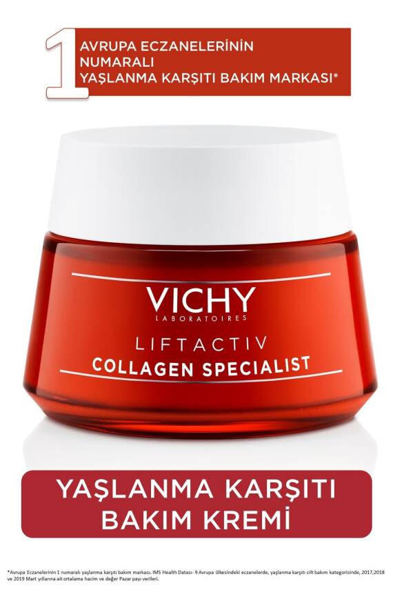 Vichy Liftactiv Collagen Specialist Yaşlanma Karşıtı Krem 50 ml - 1