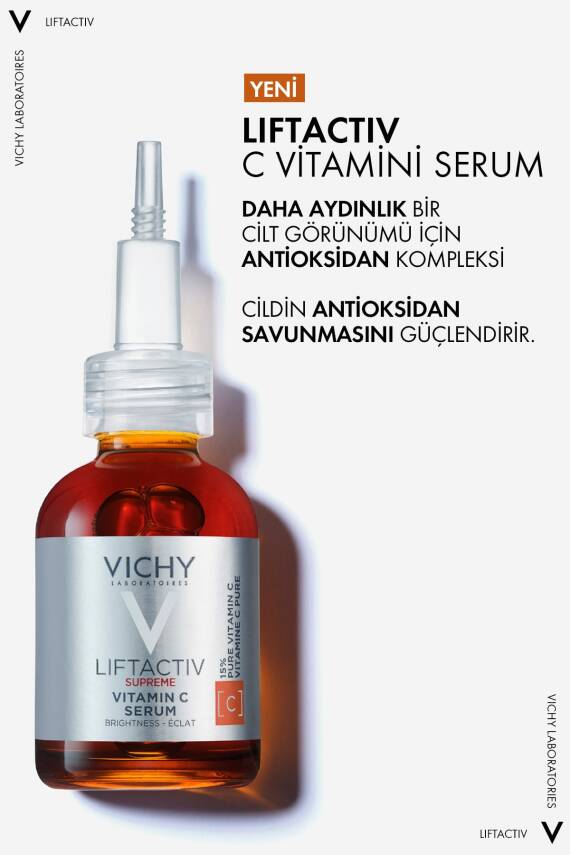 Vichy Liftactiv Supreme %15 Saf C Vitamini Aydınlatıcı Antioksidan Serum 20 Ml - 2