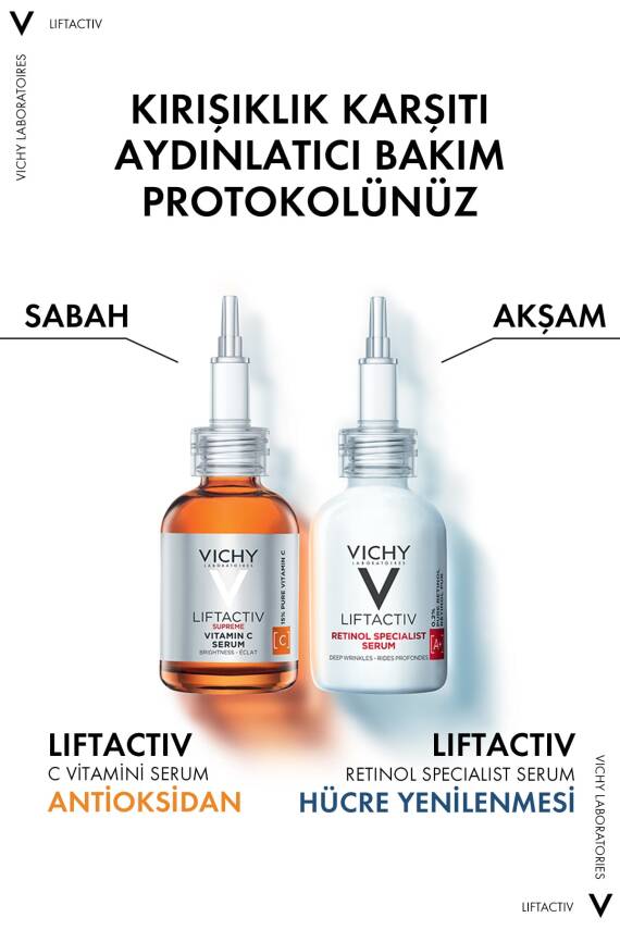 Vichy Liftactiv Supreme %15 Saf C Vitamini Aydınlatıcı Antioksidan Serum 20 Ml - 5