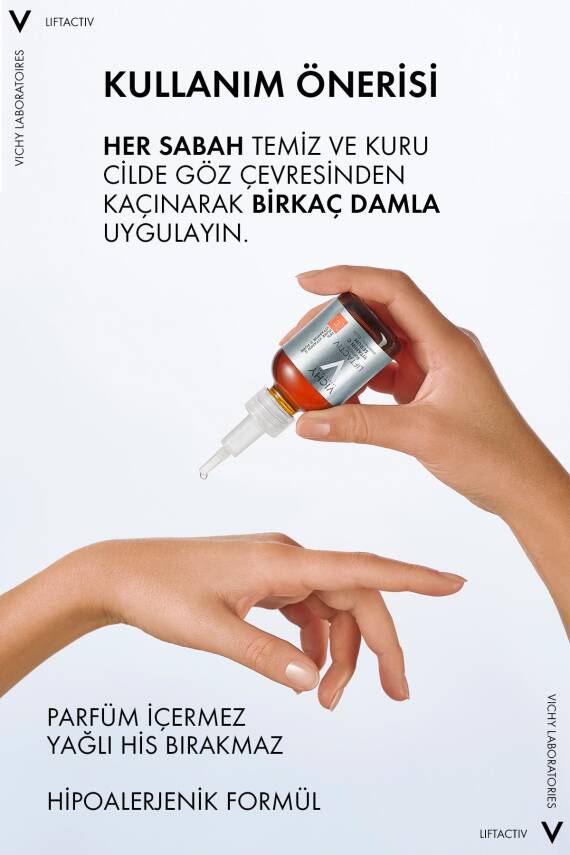 Vichy Liftactiv Supreme %15 Saf C Vitamini Aydınlatıcı Antioksidan Serum 20 Ml - 7