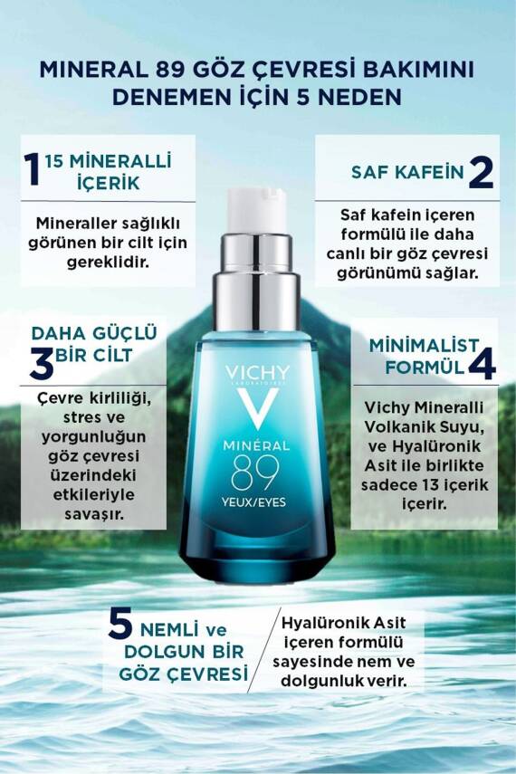 Vichy Mineral 89 15ml göz Çevresi Nemlendirici - 8