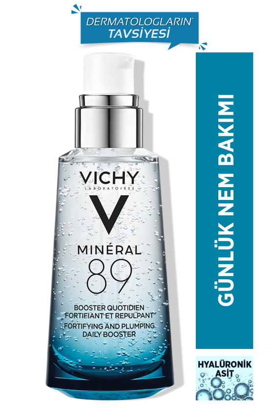 Vichy Mineral 89 Nemlendirici Serum Hyalüronik Asit Gunluk Nem Bakımı 50 ml - 1