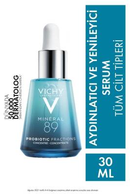 Vichy Mineral 89 Probiyotikli Aydınlatıcı Yenileyici Ve Onarıcı Serum 30 ml - Vichy