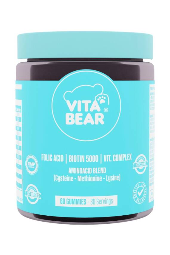 Vita Bear Strong Hair Gummy Saç Vitamini 60 Adet - 1