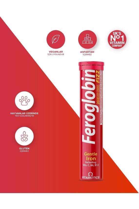 Vitabiotics Feroglobin Fizz 20 Efervesan - 1