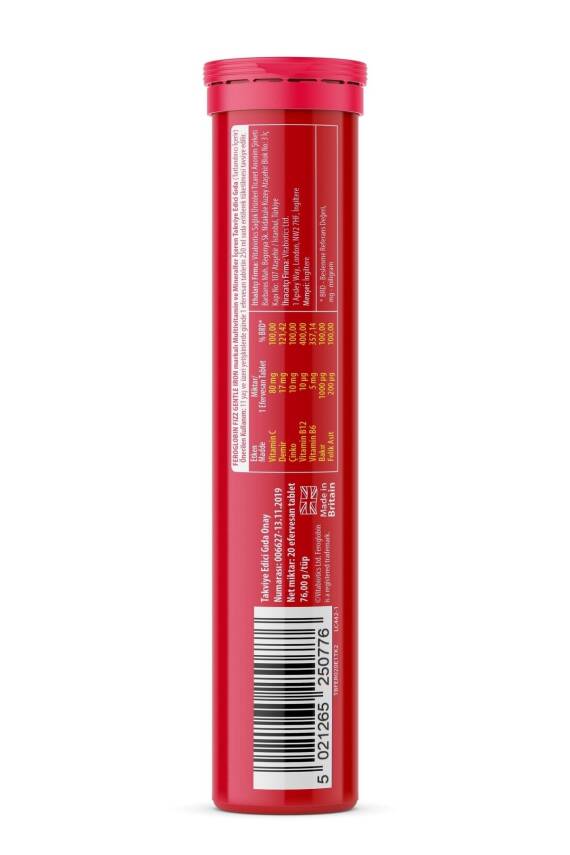 Vitabiotics Feroglobin Fizz 20 Efervesan - 3