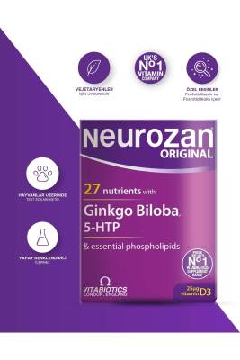 Vitabiotics Neurozan Original 30 Tablet - Vitabiotics