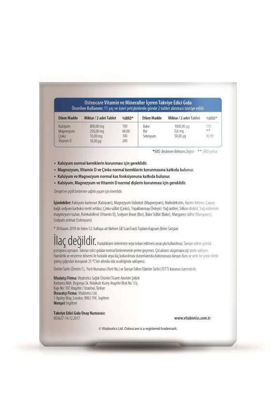 Vitabiotics Osteocare Original 90 Tablet - 3