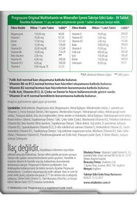 Vitabiotics Pregnacare Original 30 tablet - 3