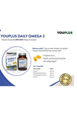 Youplus Omega-3 30 Kapsül 2 Adet - 4