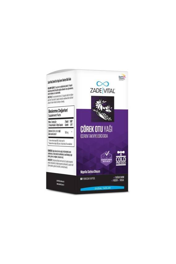 Zade Vital Çörek Otu Yağı 60 Kapsül - 3