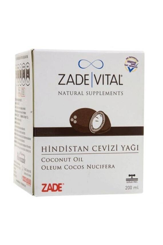 Zade Vital Hindistan Cevizi Yağı 200 ml - 1