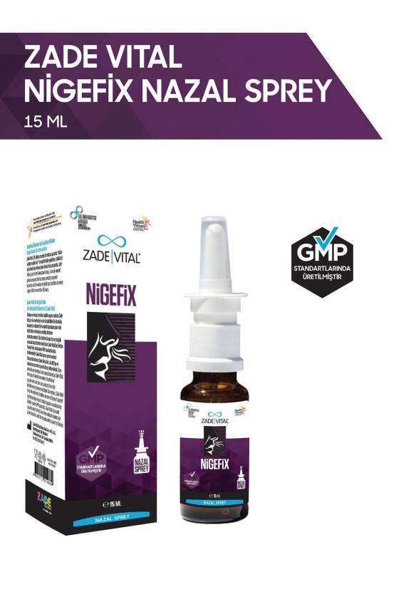 Zade Vital Nigefix Nazal Sprey 15 ml - 3
