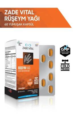 Zade Vital Ruşeym Yağı 500 Mg 60 Kapsül - Zade Vital
