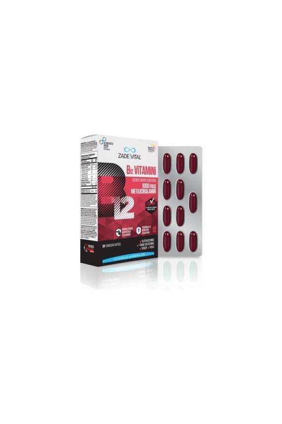Zade Vital Vitamin B12 1000mcg 30 Kapsül - 1